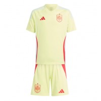 Camiseta España Segunda Equipación Replica Eurocopa 2024 para niños mangas cortas (+ Pantalones cortos)